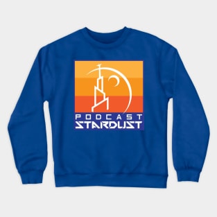 Podcast Stardust Sunset Gradient Logo Crewneck Sweatshirt